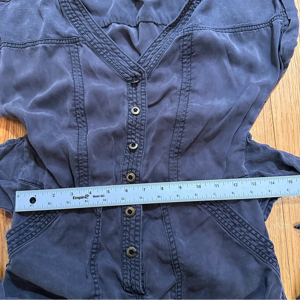 Anthropologie Huxley Utility Jogger Jumpsuit Washed Black Size 0 (#5) - Picture 11 of 13